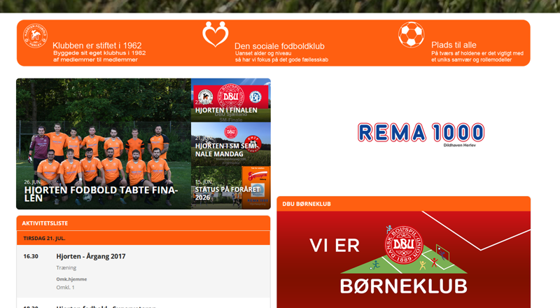 Nyt hjemmeside design
