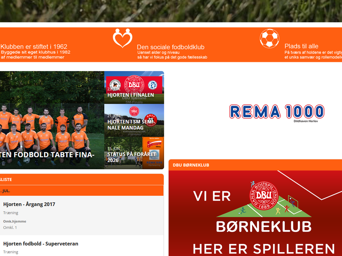 Nyt hjemmeside design